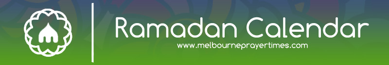 melbourne ramadan calendar